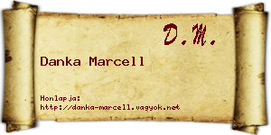 Danka Marcell névjegykártya